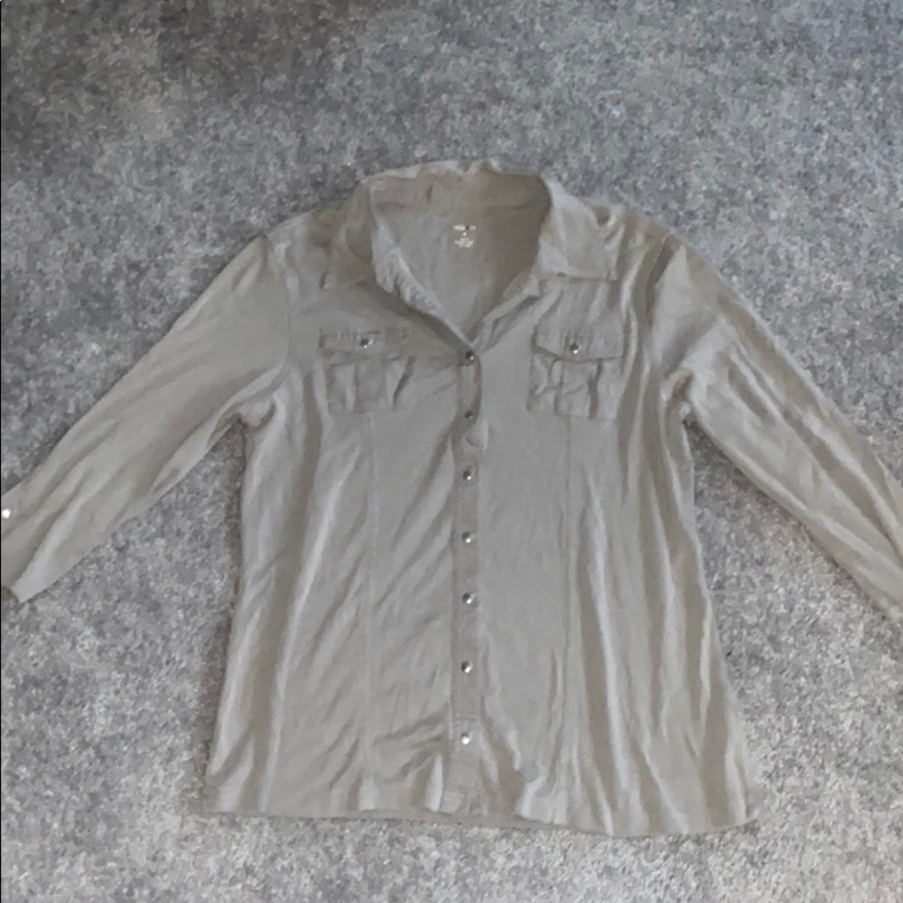 long sleeve button up shirt